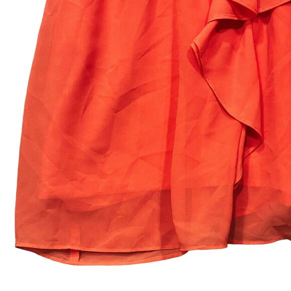 Guess Swing Dress Size Large Coral Tiered Strappy Tunic Layered Evening Coastal - Picture 5 of 8